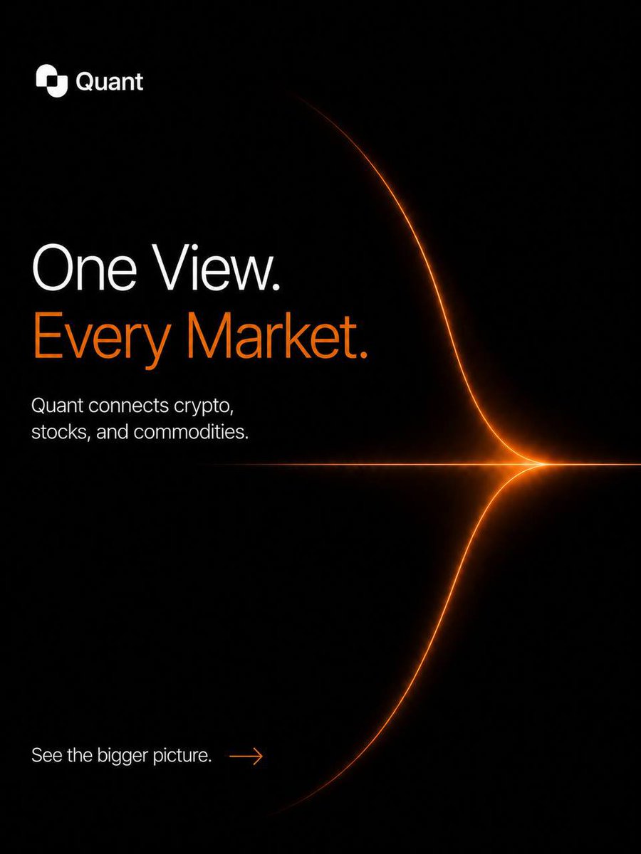 Web3WashaX's tweet photo. Seeing the Bigger Picture Matters More Than Ever.

Good Afternoon everyone. ☀️

One thing I have learned about modern markets is that nothing moves in isolation anymore.

A major move in crypto can be influenced by macroeconomic events. Stock markets react to liquidity, interest rates, and investor sentiment. Commodities like gold and oil respond to global developments happening in real time.

Everything is connected.

Yet many traders still rely on multiple platforms just to understand what is happening around them. One app for crypto, another for stocks, another for news, and several more for market research.

That process can be overwhelming.

This is one of the reasons I find the vision behind @tryquantio interesting.

Rather than treating every market as a separate ecosystem, Quant AI is building a conversational platform where users can explore insights across crypto, stocks, commodities, market signals, smart money activity, and macro trends from one place.

Instead of spending time switching between dashboards, users can simply ask questions, explore ideas, and understand market context through chat and voice interactions.

For me, the future of trading is not just about finding the next opportunity.

It is about understanding the bigger picture faster and making more informed decisions.

Markets are connected.

The tools we use should be connected too.

🚀 Join the whitelist and get early access:

https://t.co/ROfgvvOXfg

#QuantAIPioneers