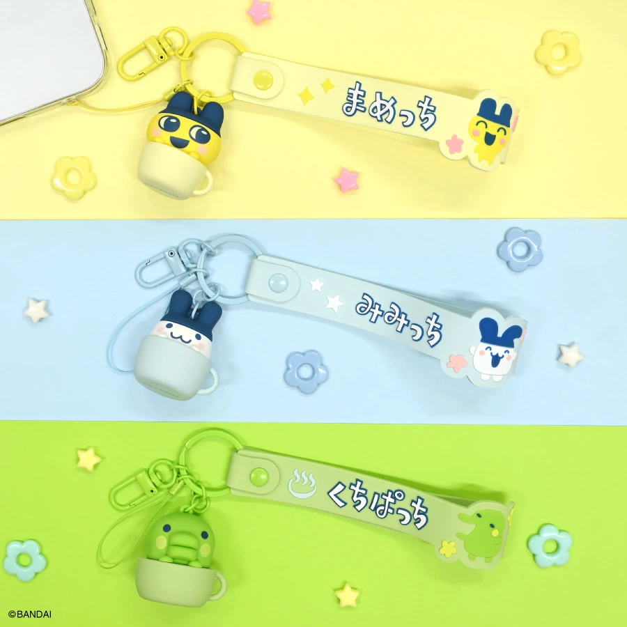 たまごっち イベント限定 まめっち みみっち 新商品🥚／ 『たまごっち 3Dマスコット付き ハンドストラップ』 「まめ
