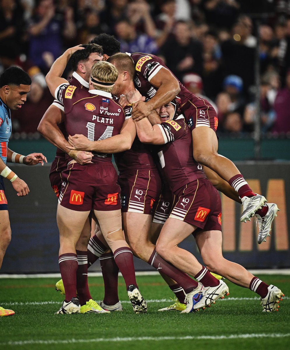 NRL's tweet photo. QLD putting on a show 😮‍💨 https://t.co/u5OHqRGk8b