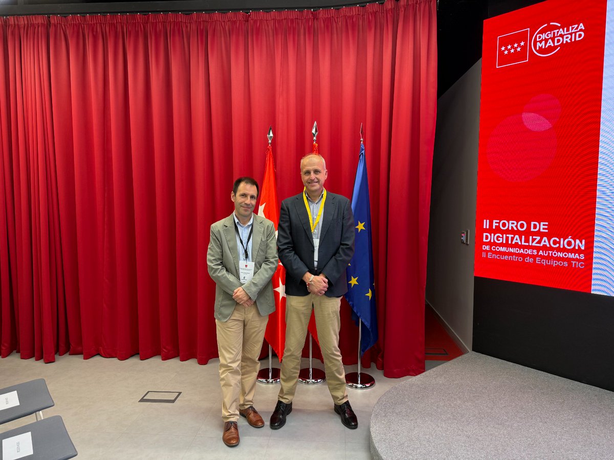 HaciendaCLM's tweet photo. 👥El #Gobierno de #CastillaLaMancha comparte en #Madrid los proyectos basados en patrones de #InteligenciaArtificial para la #Administración regional dirigidos a mejorar los #servicios digitales a la #ciudadanía 

ℹ️
https://t.co/Ybs0xDUKo9 https://t.co/riQiIU6pxu