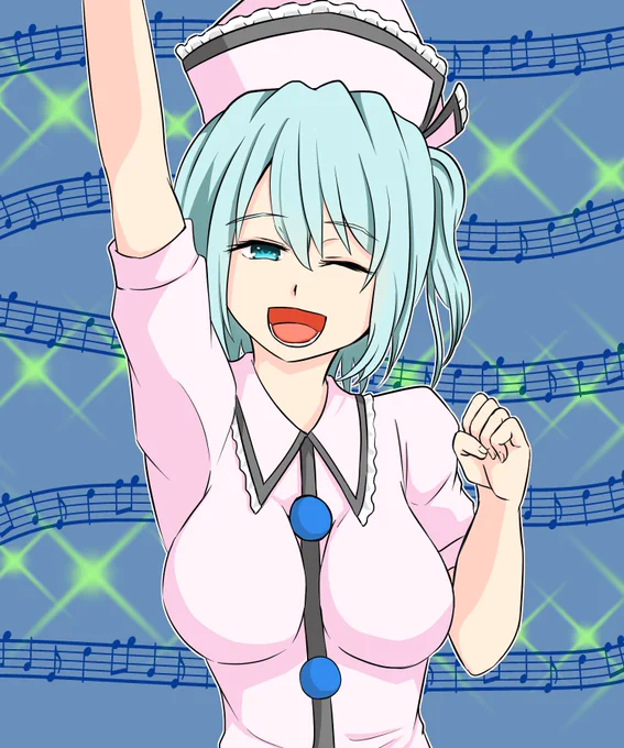 #無言で我ながらかわいいと思う絵を載せる