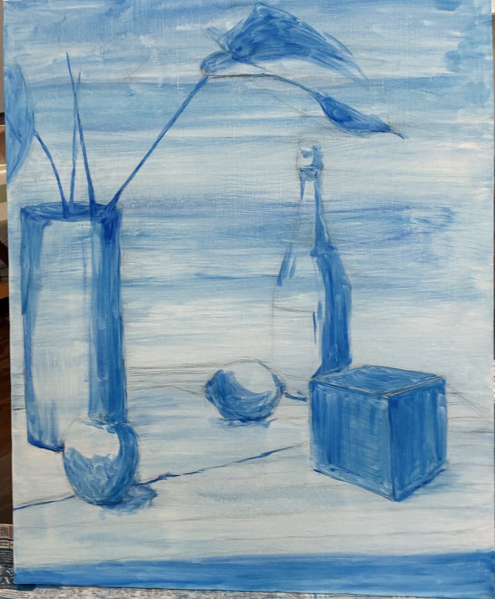 油彩画