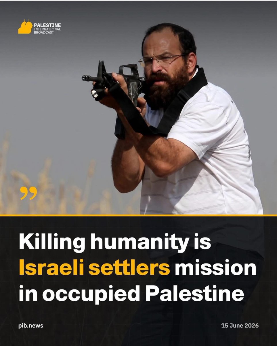 RomaissaTahar's tweet photo. Killing humanity is Israeli settlers mission in occupied Palestine. https://t.co/qw3vSyMi9z