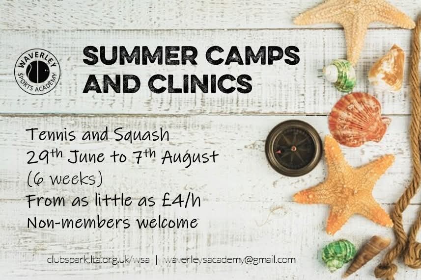 waverley_sa's tweet photo. The SUMMER CAMPS and CLINICS are ready and open for entries! 🎾⚫️☀️

✅ Different clubs available.
✅ Very flexible itineraries.
✅ Non-members welcome.

Info and booking 👉🏼https://t.co/x0AtGkvur3

@waverleysports
@eostennis
@EastSquash 
@BruntsfieldSpts https://t.co/SfBf7MfY9Z