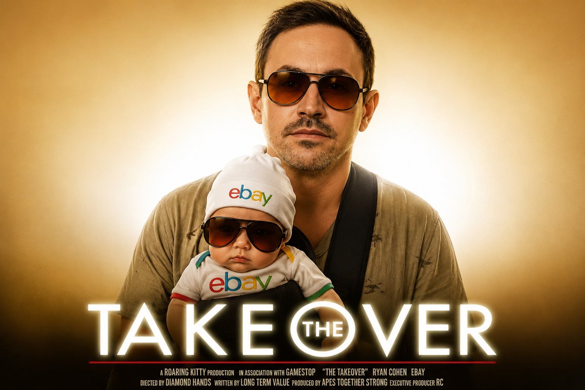Gmestopsol's tweet photo. "I want @eBay to be my baby"

- Ryan Cohen
$GME "The TakeOver"

@ryancohen https://t.co/1CfwdUfdkv