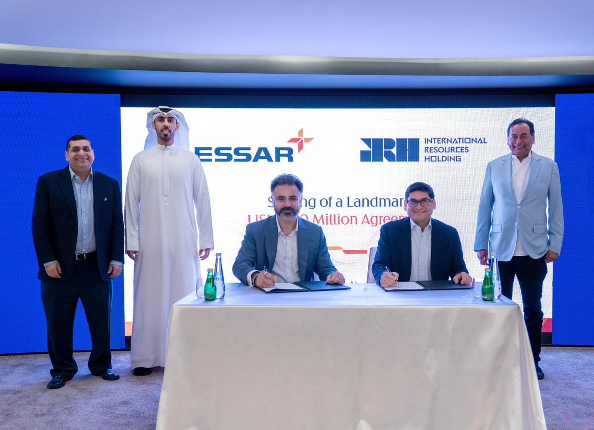 IRH_holding's tweet photo. IRH Gobal Trading, our key global energy trading and liquidity provider, has signed a USD 500 million crude sourcing and product supply facility with @Essar  Energy Transition, owner and operator of the Stanlow Refinery, one of the UK's most strategically significant downstream assets.

Through this agreement, IRHGT will support Essar Energy Transition in diversifying its crude sourcing options, broadening product marketing channels, and optimising working capital arrangements strengthening operational resilience at a critical refining hub.

Our CEO, Ali AlRashdi, commented: "We are pleased to partner with Essar Energy Transition to enhance supply security and operational resilience at a critical UK refining hub."

Read more: https://t.co/qJiGtaitPu 

#IRH #IRHGT #Essar #EnergyTrading