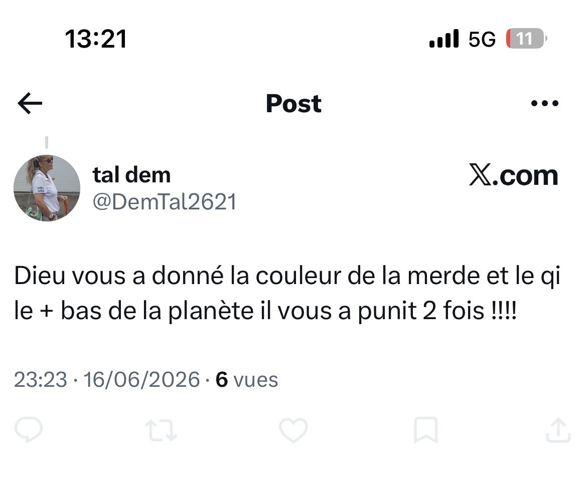 djooooooo37's tweet photo. @beatrice_f63188 @charliezemmour Donc selon toi, on invente mdrr 
Effectivement tu es le problème qui fait partie du problème
Bonne lecture !!😂😂 https://t.co/WAYnqIPftC