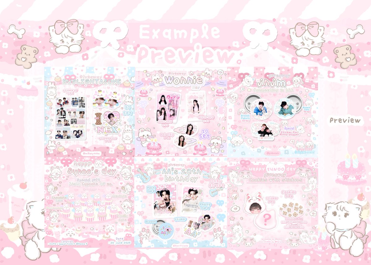 jukimikkojang's tweet photo. commission open 👼🏻🤲🏻

♡ᵎ show rt -5% 

✿ cms , giveaway 💌🫧
👉🏻 #jukicms 
🍮 commercial x 2 ( 1 work )
🍮 Urgent work +50

etc , please dm 🎀🪽

#รับออกแบบ  #รับออกแบบgiveaway
#CommissionTH #รับออกแบบของแจก https://t.co/kVfN72OvDy