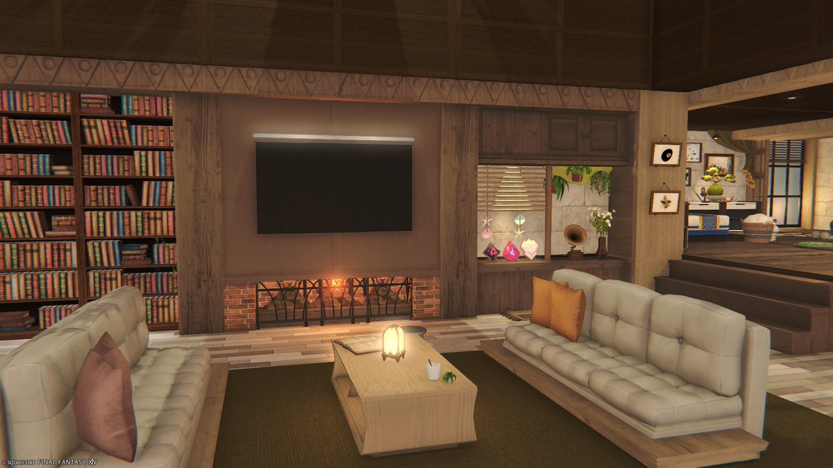 Choko_Hot_'s tweet photo. FCハウスの改築完了！ちょっと広くなりました！

Gaia Tiamat エンピレアム 14-60[L]
#FF14Housing #FF14ハウジング https://t.co/aXg3hhh51V
