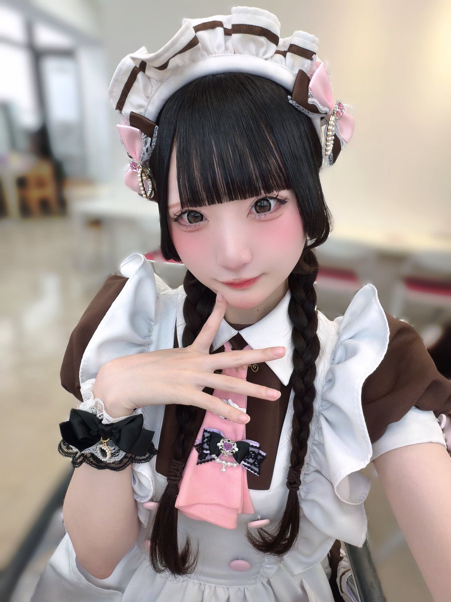 atmaid_miyabi's tweet photo. おさげ♡ https://t.co/tebQueNV1r