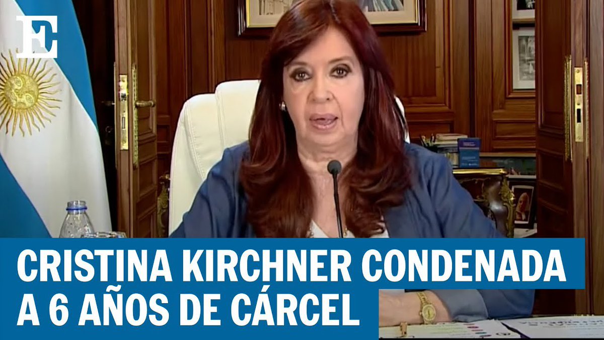 cadenainforma's tweet photo. @SenadoresFP_PBA @FerRaverta Cristina Fernández de Kirchner, presa por corrupta #SentenciaFirme https://t.co/64Ejf4J6Gr