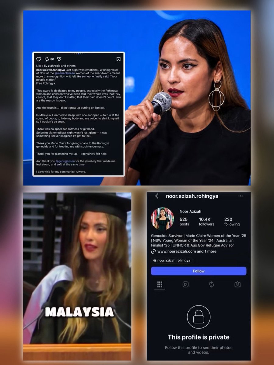 ameydeen_'s tweet photo. Aduhai, memang cari pasal betul si Azizah Rohingya ni bila pergi usik netizen Malaysia, sampai terduduk dan terpaksa tukar akaun media sosial jadi private sebab tak tahan kena sekolah dengan netizen. 

Kisah yang tengah viral satu hari suntuk ni bermula lepas tersebarnya video https://t.co/vnrJDvRhPH