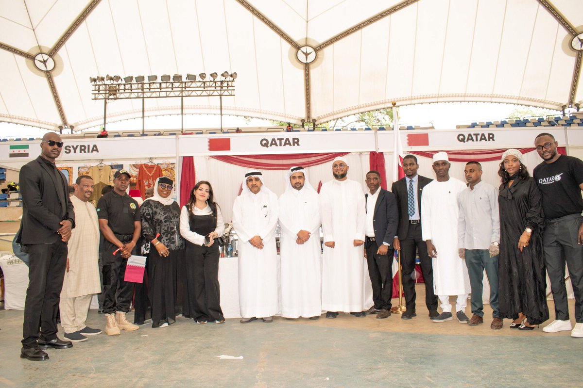QatarEmb_abuja's tweet photo. شاركت سفارة دولة قطر في أبوجا في فعاليات المهرجان الثقافي الدبلوماسي الأول الذي نظمته وزارة الخارجية النيجيرية، وذلك في استاد مشهود أبيولا الوطني أبوجا.

وحضر الفعالية سعادة السفير يوسف محمد أحمد الهيل، سفير دولة قطر لدى جمهورية نيجيريا الاتحادية، إلى جانب عدد من أعضاء السفارة. https://t.co/akfwFF5Edk