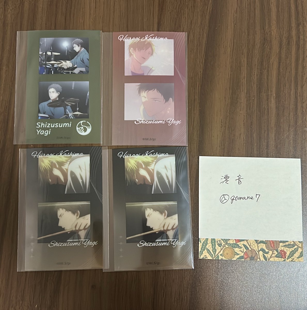 gomane7's tweet photo. 【交換】ギヴン　ぺたコレクション
譲→柊、玄純
求→画像💕
りつまふ含む交換優先です。
6/28池袋手渡しか郵送での交換希望です。
検索からもお気軽にお声掛けください。 https://t.co/LKncInYzWI