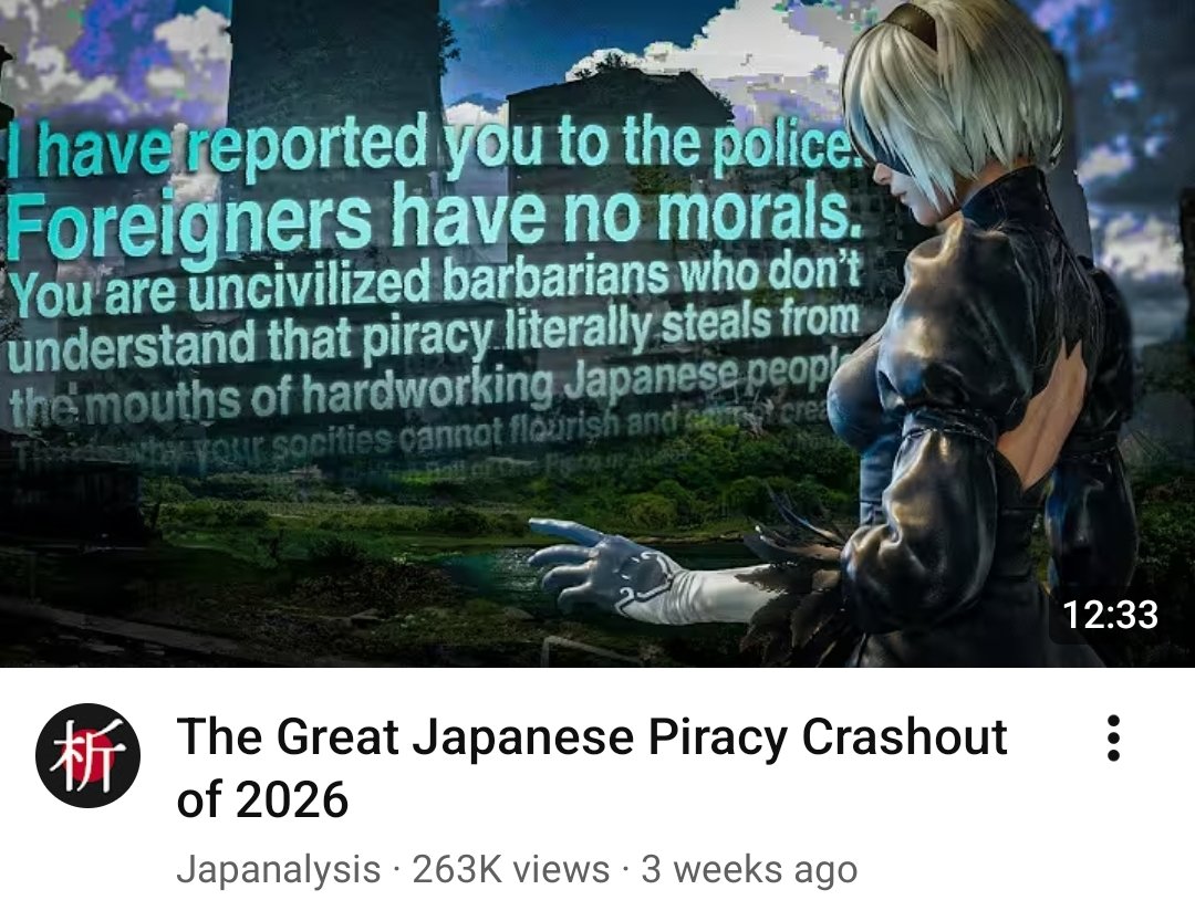 toddistweeting's tweet photo. How many Japanese piracy crashouts happen per year https://t.co/t0vnyJy7fB