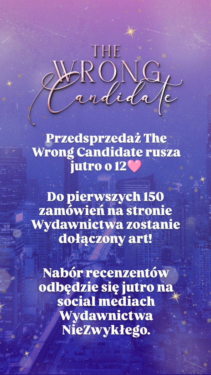 davievv's tweet photo. Widzimy się jutro o 12 na stronie wydawnictwa!🤭💙

#thewrongcandidateDW https://t.co/Bh6oShF7U0