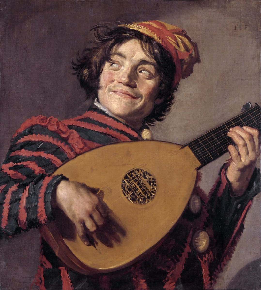 limeslate's tweet photo. @Nickwing78 This is my favorite. Buffoon playing a lute. No reason other than I love how his expression was painted. https://t.co/4a3XX5DpR7