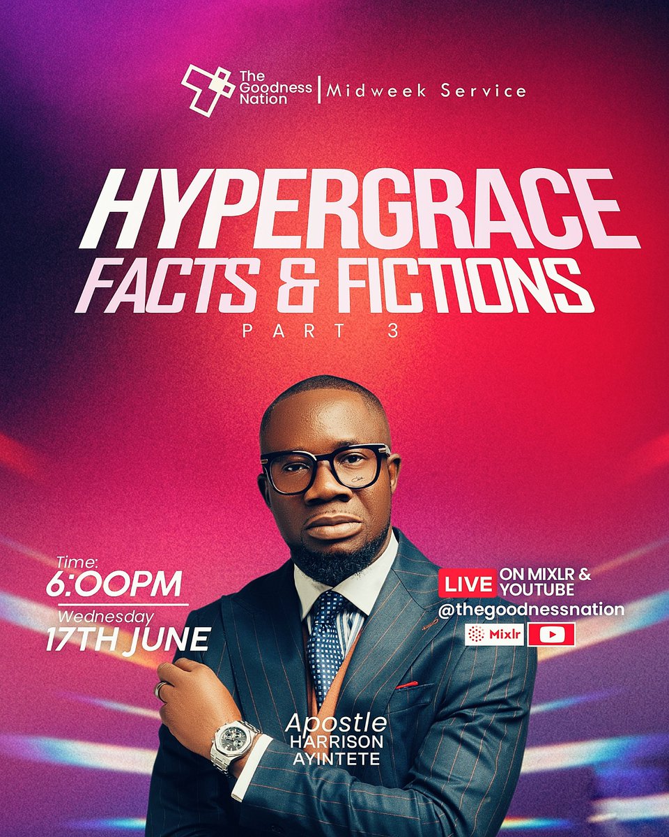 Preacherrapper's tweet photo. Hypergrace is God’s amazing, Super Abundant Grace, Exceeding Grace!

What are the facts and fictions?

Let us investigate God’s sovereignty in salvation.

6pm. Live on YouTube and mixlr 

https://t.co/7TjJflmneJ https://t.co/z0NJemIjzZ