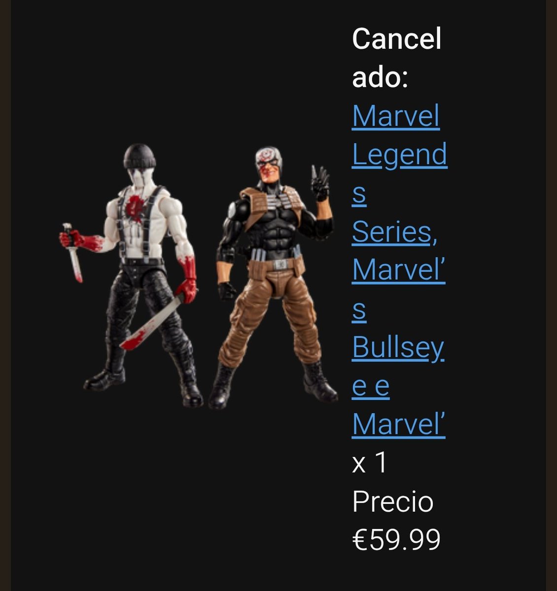 ManuGz3's tweet photo. Hasbro me cancela el pack exclusivo de Muse y Bullseye. Miro en su web al rato y está en preorder, no llego a tiempo. Cuál es el juego aquí @HasbroPulse? Cancelo yo todas las reservas que superan los 1K € tranquilamente? https://t.co/LqlmGVhl95