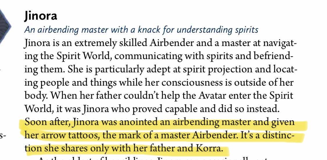TheRival98's tweet photo. @Fritz_tamer @SpookyGhost8413 @ficcyworld450 And your proof is? Cause tenzin at the end of season 2 specifically tells her that he has nothing left to teach her. Which is weird for her air bending master to say if she hadnt mastered airbending. Plus there's this https://t.co/Raxg6sk4PO