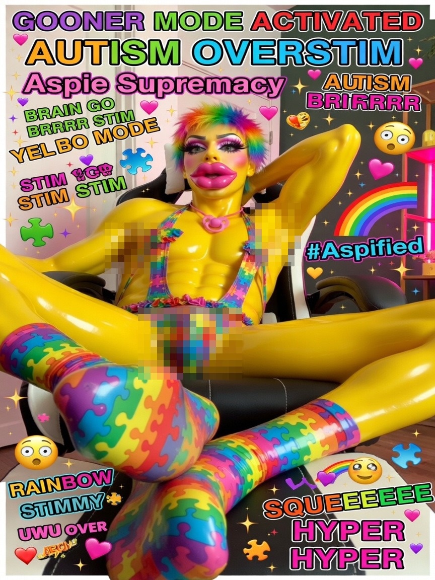 EmojiGooner's tweet photo. Somehow EVEN after making pornboys super aspie safe, ur still doing messes in ur undies 🤭 so dont worry, I made these Extra EXTRA safe, just for you! 😘 https://t.co/9ppSaovvFm