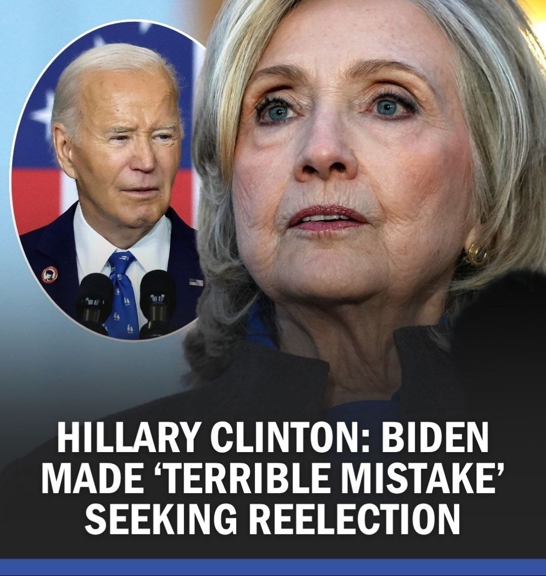 HenryTheod04's tweet photo. Former President Joe Biden made "a terrible mistake" when he sought reelection in 2024, as almost any other Democrat could have stopped President Trump's comeback bid, according to Hillary Clinton.

Share and Join my signal 👉👉
https://t.co/gOcJNwfE9a https://t.co/47eJ1euodg