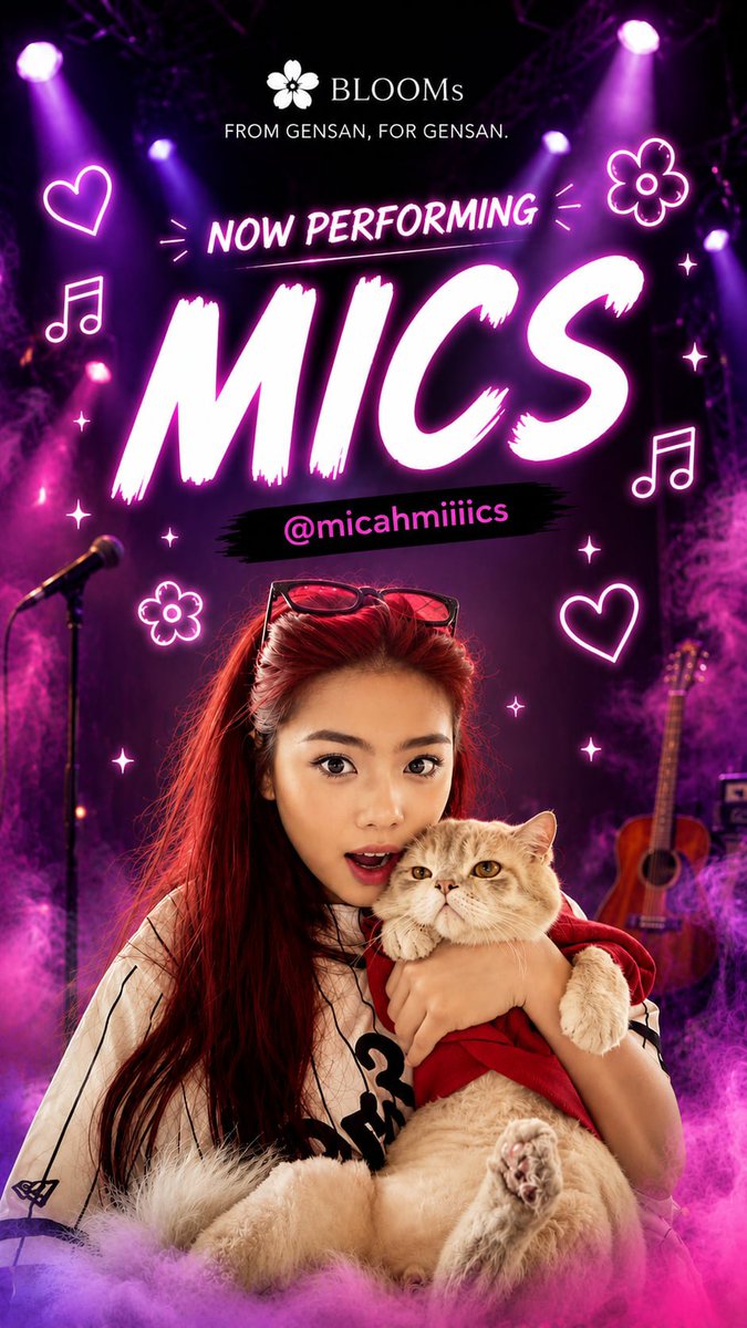 WolfyColet_'s tweet photo. 🎤 NOW PERFORMING

✨ MICS
📍 @micahmiiiiics

Tune in and listen to Mics live on Lagi Para sa Gensan! 🎶

Have a song request? Send it in the comments! If she knows it, she might perform it live.

💖 Your donations are greatly appreciated and will support relief operations for families affected by the recent earthquakes in General Santos City.

🌸 From GenSan, for GenSan.

#LagiParaSaGensan #BloomsForGensan