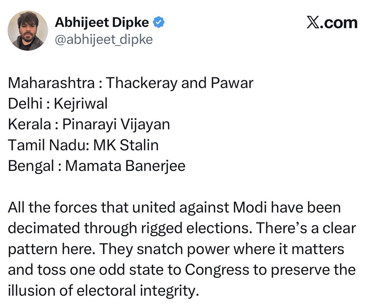 EmotionWallah's tweet photo. @RahulGandhi Abhijeet Dipke appears to be an asset of the BJP and RSS. It seems that the BJP is trying to create a third front to weaken the INDIA Alliance and the Congress party. That is why he allegedly faces no significant obstacles or consequences during his protests. https://t.co/Jdt698PzKX