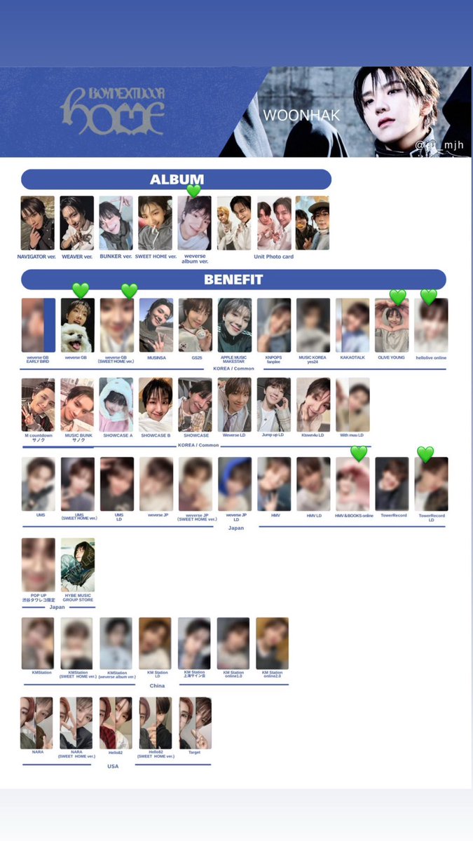 hra061104's tweet photo. BOYNEXTDOOR ボネクド ボイネク トレカ 交換 home ホーム アルバム

譲：未使用シリアル

求：2枚目💚ウナクトレカ

#BOYNEXTDOOR交換  #ボネクド交換 https://t.co/W6mTWXzzgq