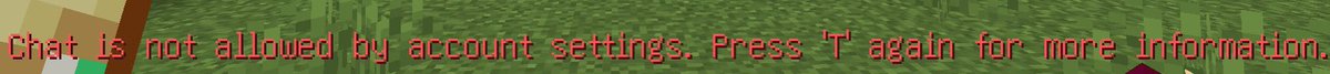 old_hong's tweet photo. Are you crazy? Why are you turning off my chat bar?@Minecraft https://t.co/YhP5E0IYQW