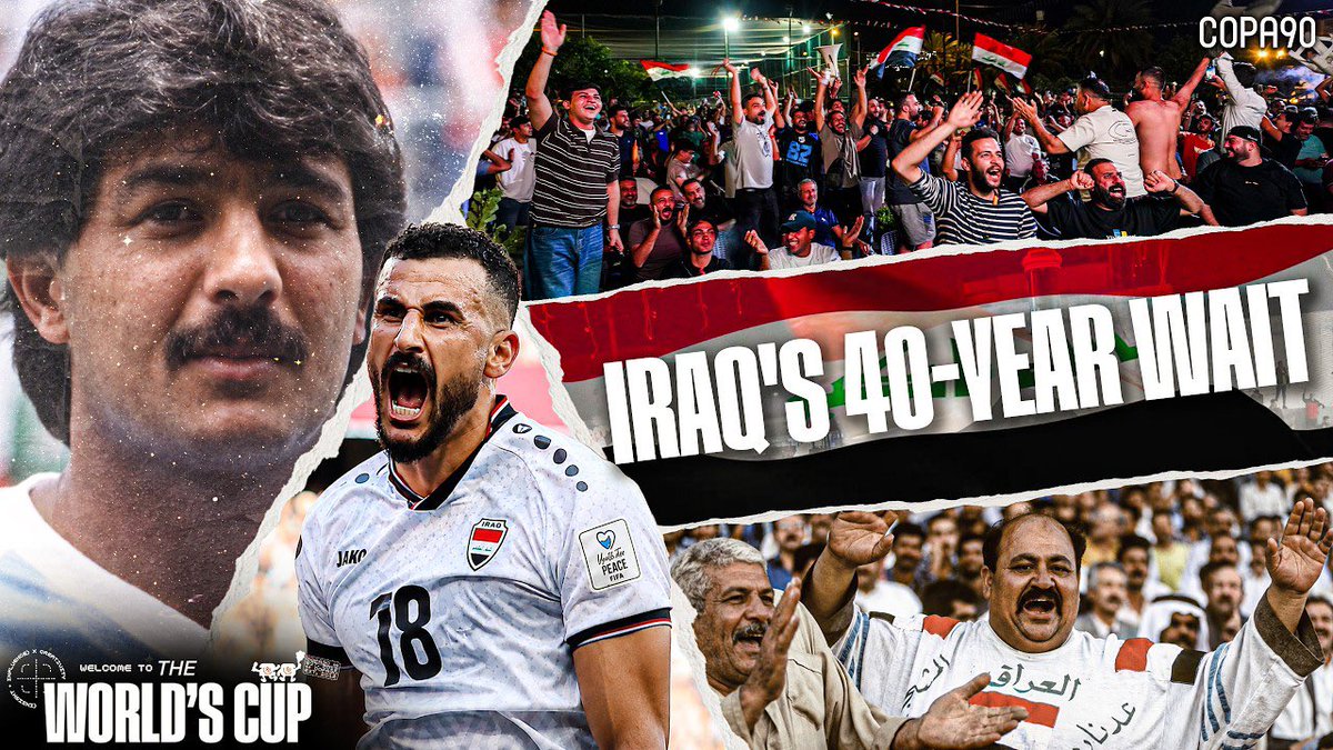 nxcci_ldn's tweet photo. I Went To Baghdad For Iraq's First World Cup Game In 40 Years. 

This is easily the proudest moment of my life. 

Showing the beauty and passion of a nation that's been through so much + witness history.

Shoutout @Copa90 &amp; the Iraqi people. 

Enjoy. 🇮🇶❤️

https://t.co/UdJtr7V1pi https://t.co/5VIZvxe2j3