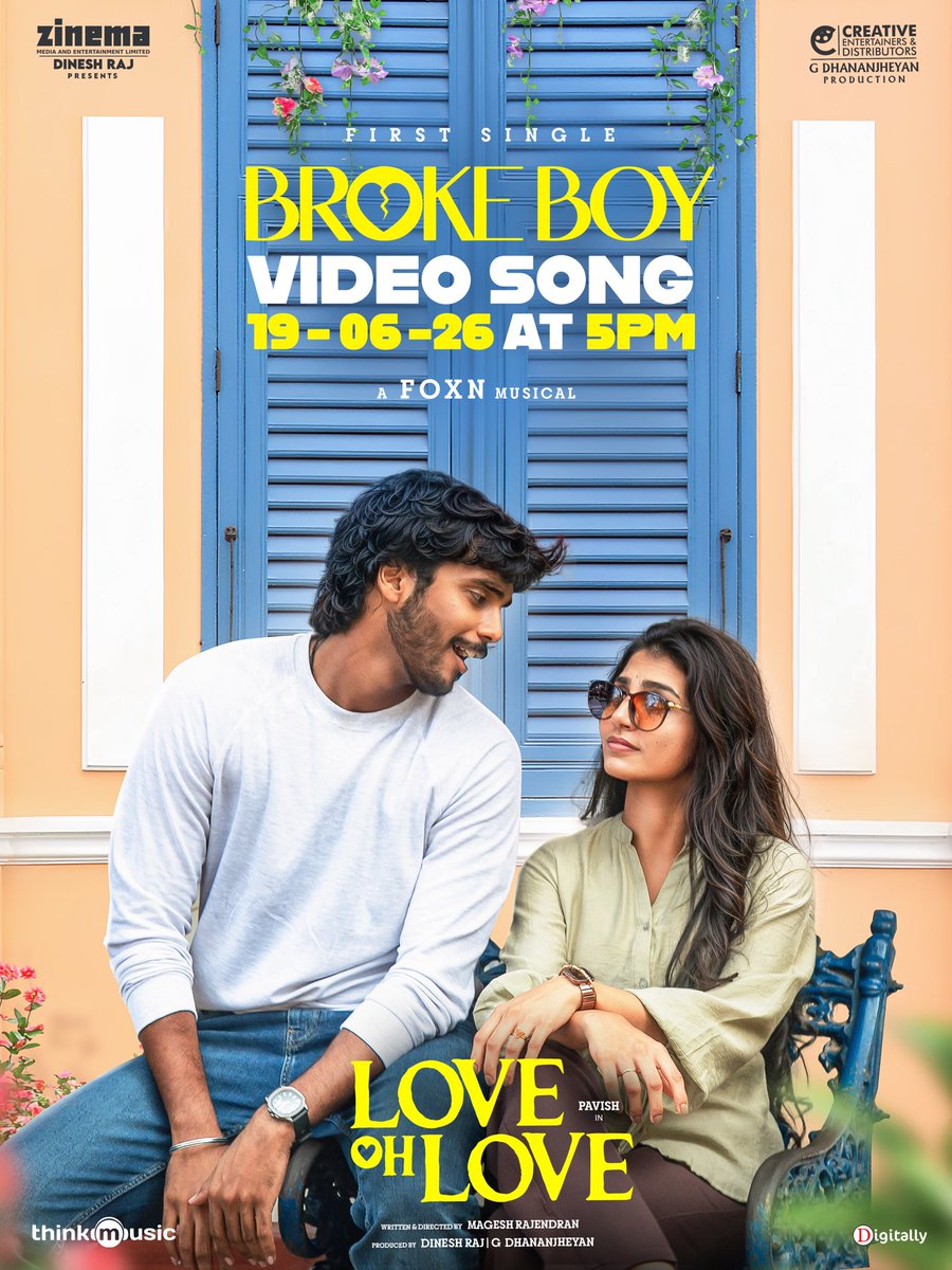 saravrajee's tweet photo. Love is in the air, and the music is ready to take over! 🎵❤️

#BrokeBoy Video song on June 19 at 5 PM

Catch the #LoveOhLoveTeaser now 👇
🔗 https://t.co/YIfBaYQMwg

A new-age romantic entertainer.
In Theatres Soon. ❤️

#LOL https://t.co/yqH6tsXoxH
