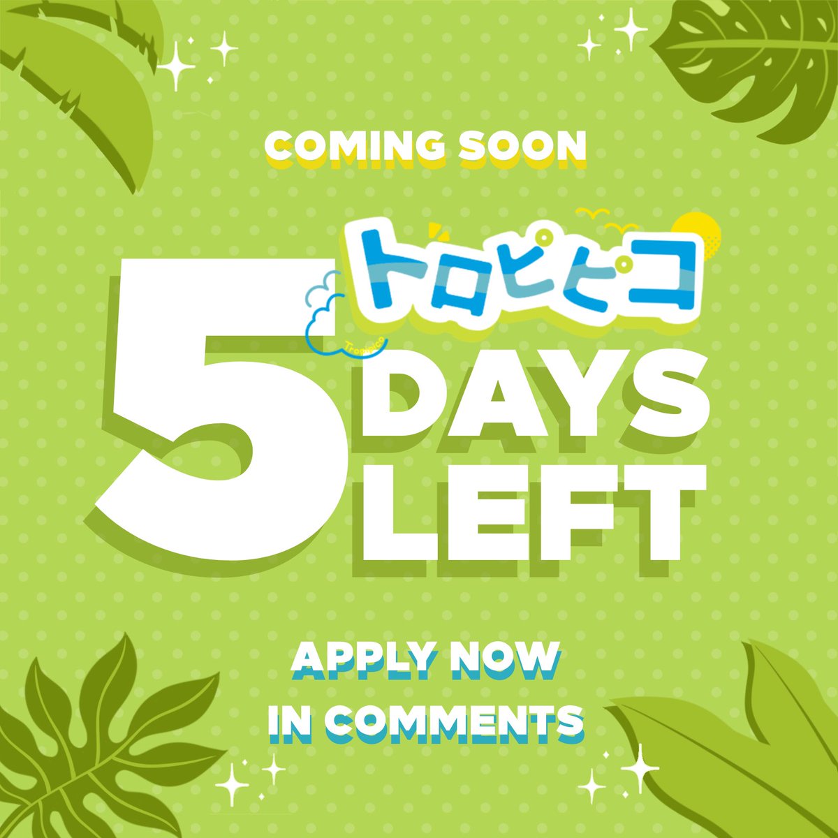 Kentama_me's tweet photo. ✨☀️🏝️5 DAYS TO GO🏖️🌊✨ https://t.co/rTqwfGxsUp
