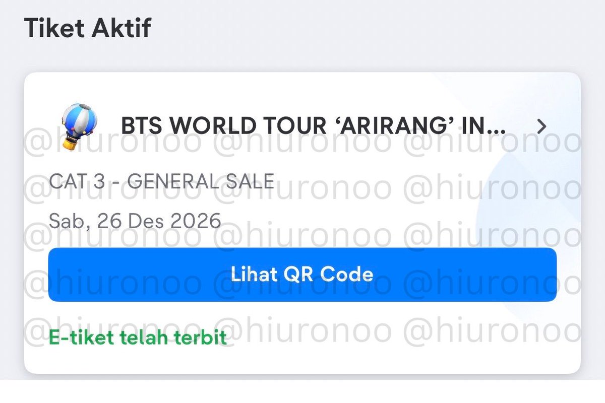 hiuronoo's tweet photo. temen temen, berhubung aku udah pernah secure tix di gensale, ada yang mau aku bantuin war gaa?? 

250k/tix (vip/platinum)
200k/tix (cat 1-3)

fee pay after secure
self payment
pakai data sendiri 

buat army yg bnrn mau nonton ya ga buat dijual lagii. dm!!! https://t.co/yV0peBtr8y