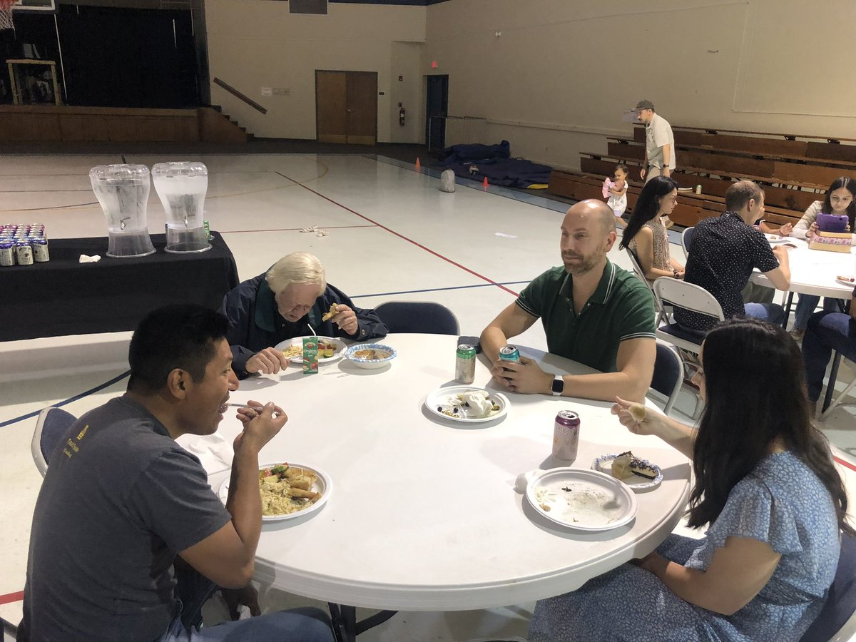 crosscrowntul's tweet photo. This past Sunday, we had a “Thank You” lunch for our friends &amp; hosts at Will Rogers Church. Their ongoing generosity and hospitality have been a tremendous blessing to Cross &amp; Crown. We are supremely grateful for their partnership and kindness to our church family. Thanks WRC! https://t.co/Wjr9rufad2