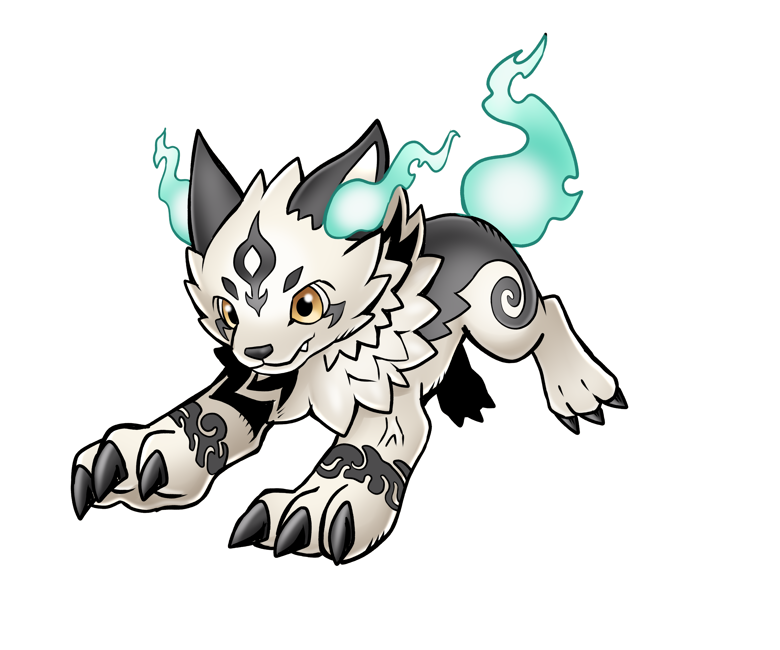 sewally3's tweet photo. another quick digifake adopt since everything got sold and my kofi is empty again this guy is up for grabs he is a little wispy wolf rookie 

https://t.co/CZpsvEPNhN https://t.co/WXJpUwPO9U