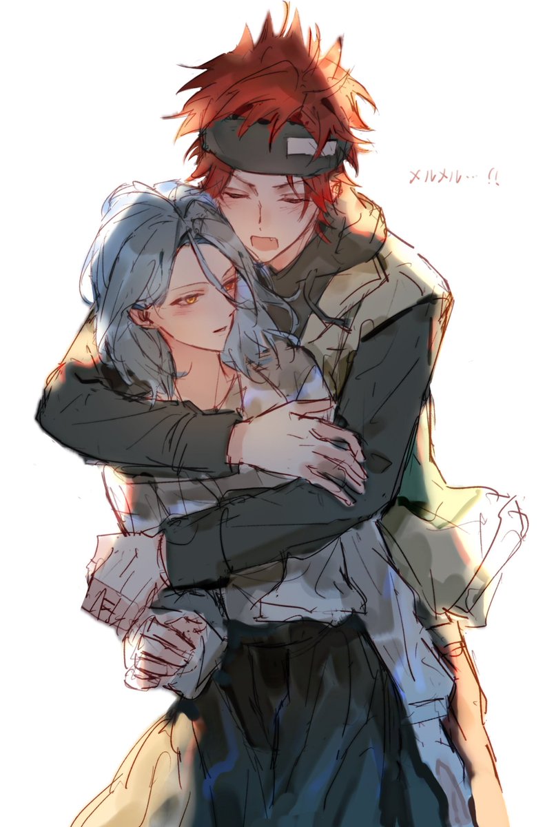 Aiofe_yu's tweet photo. 单性转！燐♂×HiMERU♀
燐ひめ
只是一个半成品 https://t.co/KTWwNYlYz7