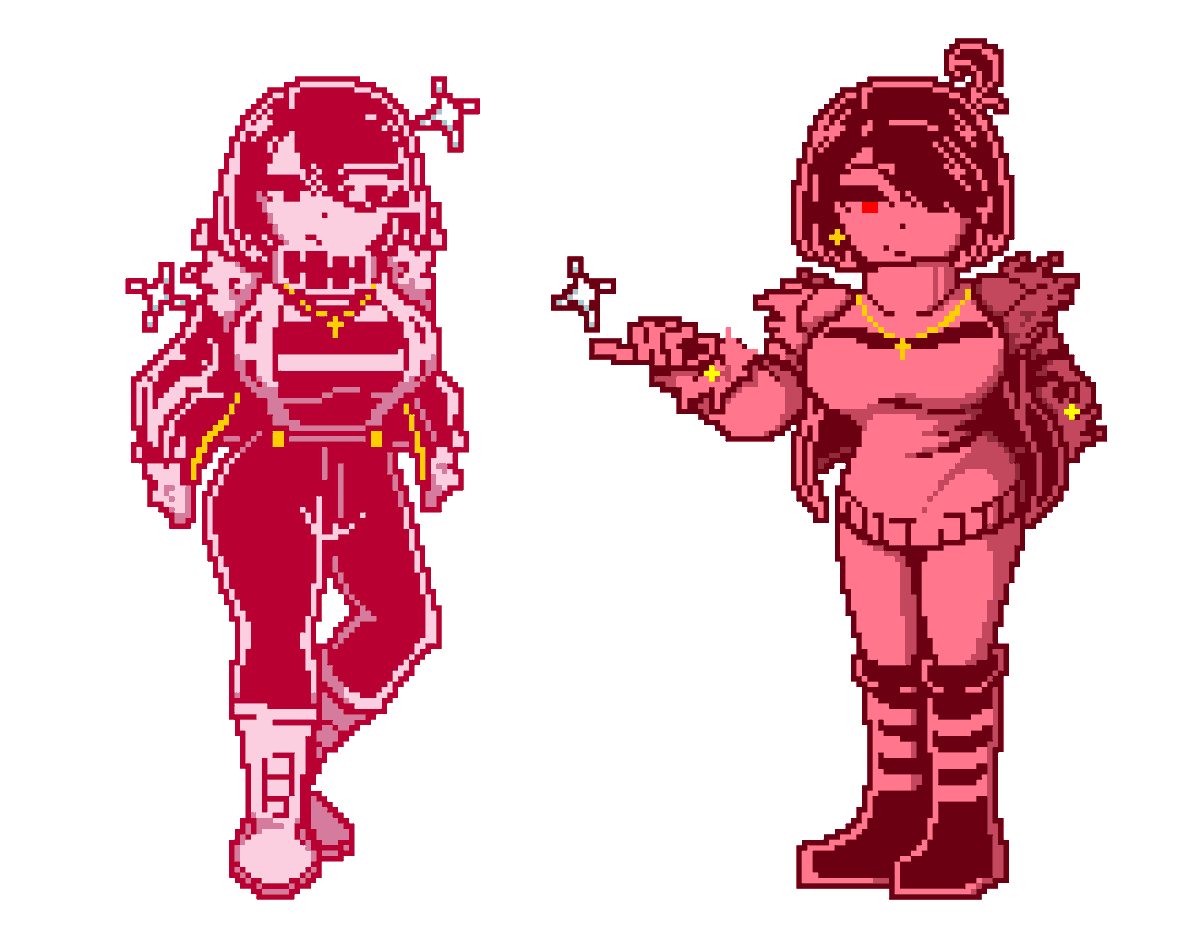 TadrianWilbourn's tweet photo. Left Outershiftfell and right Shiftfellouter. Sprited by Binky404 on Deviantart https://t.co/CUNSNjYMBP