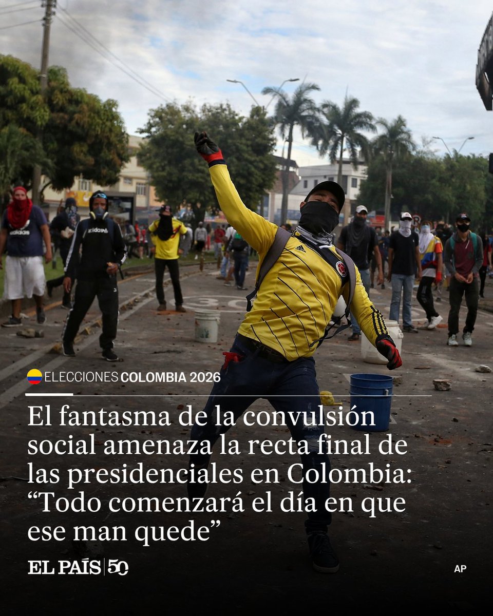 ElPaisAmericaCo's tweet photo. Se multiplican las advertencias de protestas y violencia ante la posible victoria del ultra Abelardo de la Espriella. “Si la derecha toma el poder, el pueblo va a las calles (...) Todo comenzará desde el mismo día que ese man quede”

🖋️@MariaMartinD
 https://t.co/PtTkoiyfxW https://t.co/2vyrZqnzhG