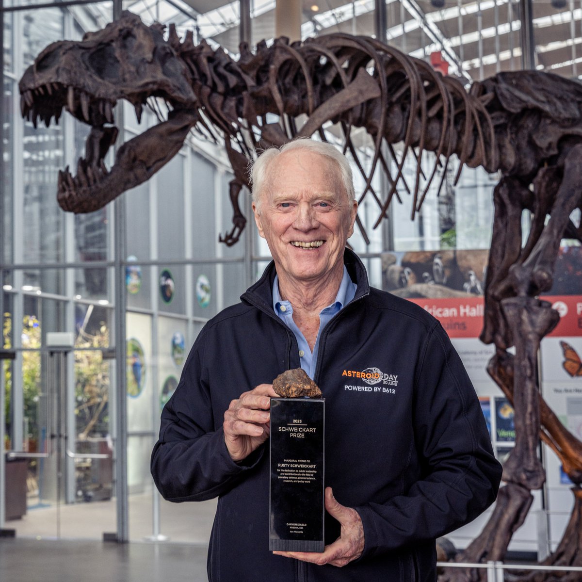 b612foundation's tweet photo. Join us for a live webinar on June 23 at 9am PDT with #Apollo9 #astronaut #RustySchweickart announcing this year’s #SchweickartPrize winner! Sign up to hear directly from the recipient about their winning proposal and join the live Q&amp;A here: https://t.co/OYvwuH8EhC https://t.co/Lkra0RTSaQ