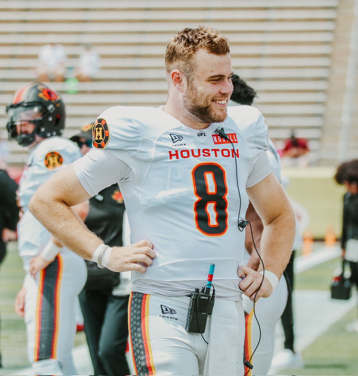 JamesLarsenPFN's tweet photo. HUGE Scoop of #UFL talent signs to the #Saints:

- @UFLKings K Tanner Brown
- @UFLGamblers QB Hunter Dekkers
- @UFLGamblers WR Jalen Moreno-Cropper 

Tanner Brown just won a Championship with the #Kings, earning All-UFL honors with 3 kicks of 60 or more yards. https://t.co/eYBGjRhyq4