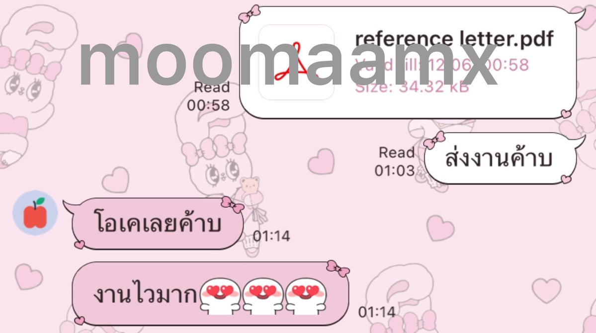 moomaamx's tweet photo. 🍒 คิวว่างนะคะ ทักไลน์ไวกว่า

- จดงาน งานเร่ง งานลอก
- ทำสไลด์ (pwp,canva)
- infographic poster mindmap
- รายงาน โครงงาน
- งานเขียนลงสมุด กระดาษรายงาน
- คณิต แคล 1 แคล 2
- กยศ. SET E-leaning 1-36 ชม.
- อื่น ๆ สามารถส่งรายระเอียดมาได้เลยค่ะ 
 #รับทำการบ้าน #รับทำการบ้านมหาลัย https://t.co/ueORA4keOA
