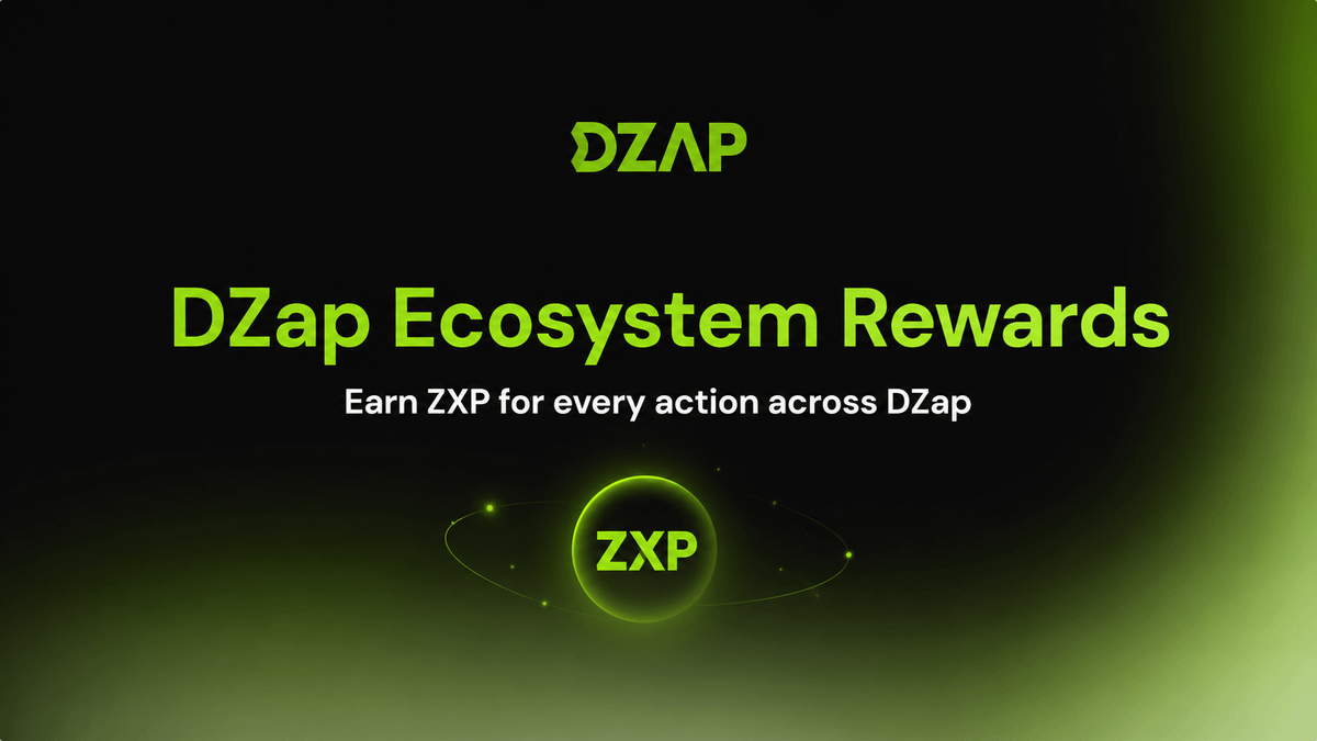 dzap_io's tweet photo. Introducing ZXP

A rewards system designed around everything you do across DZap.

Swap assets, explore new chains, earn across protocols, complete quests, and participate in the community to grow your account and unlock rewards.

Get started:
https://t.co/2v1u9XiCcn