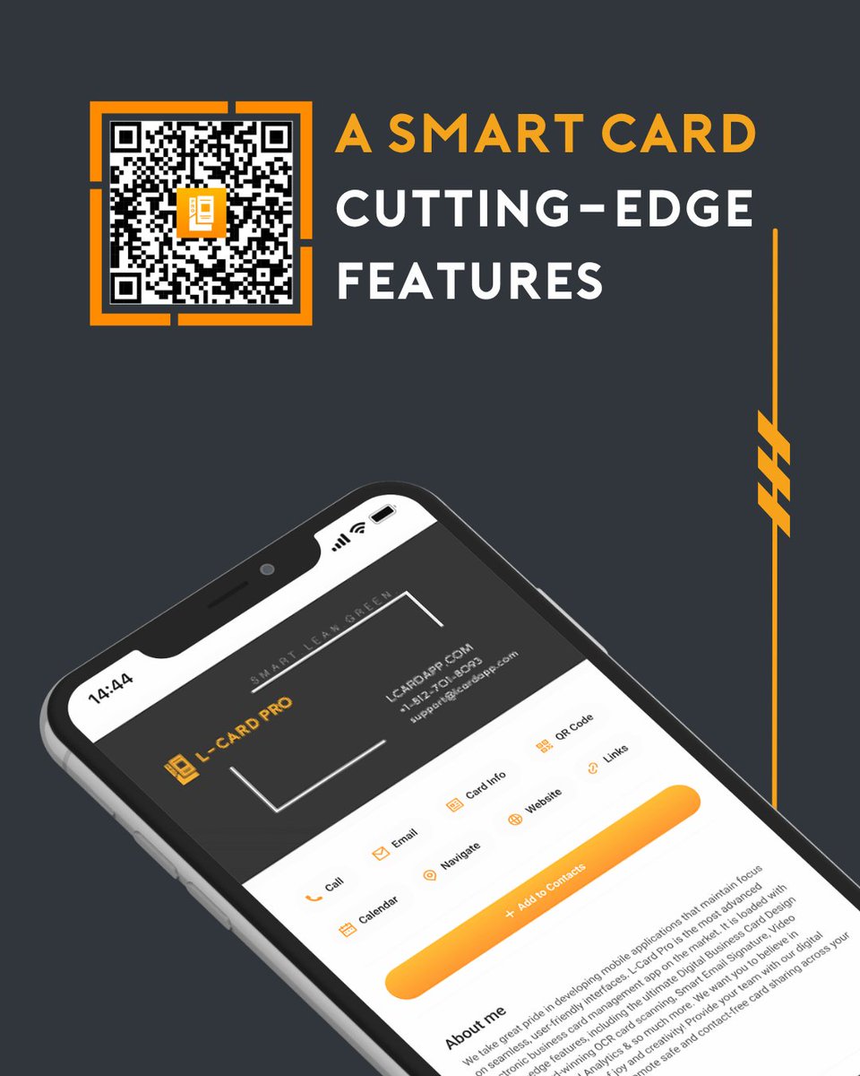 LCardApp's tweet photo. When you download our app, you get a Smart Card loaded with countless cutting-edge features. 🚀

Connect, market and sell your products and services with one app!

Give it a try! 👉 https://t.co/ZaglvPnzF8

#digital #businesscard #businesstool https://t.co/D9I1choOiA