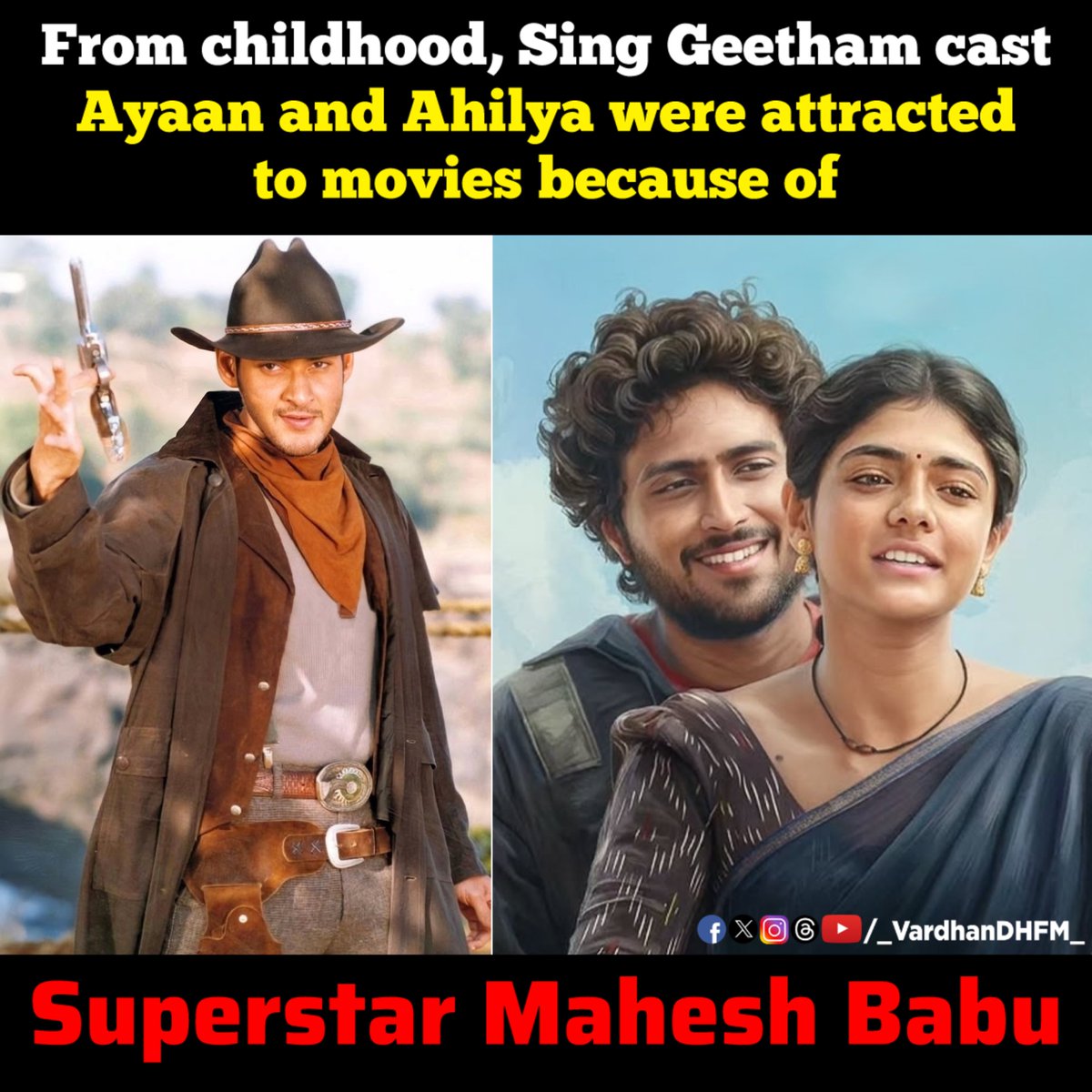 _VardhanDHFM_'s tweet photo. Inspiration for #Ayaan and #Ahilya ❤️

#MaheshBabu | My Hero @urstrulymahesh 👑 https://t.co/d8x4aRahfy