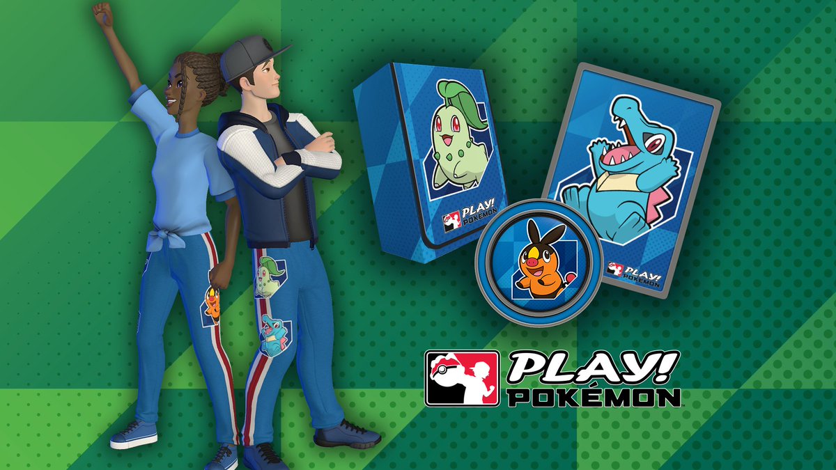 PokemonTCGLive's tweet photo. Show off your competitive spirit 🆚 with new Play! Pokemon-themed cosmetics!

Log in to Pokémon TCG Live now to receive the Lumiose City First Partner Deck Accessory Set, as well as a cosmetic item with which to style your Avatar! https://t.co/P3STKS79Tg