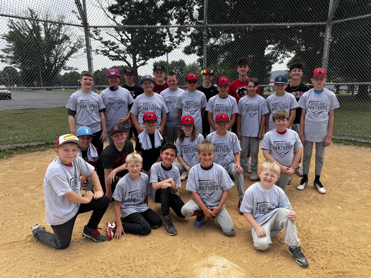 SVPBaseball's tweet photo. Final day of camp! We had a great time working with the SV Youth Baseball players. Hope to see everyone next year. https://t.co/3GUDndgqbD