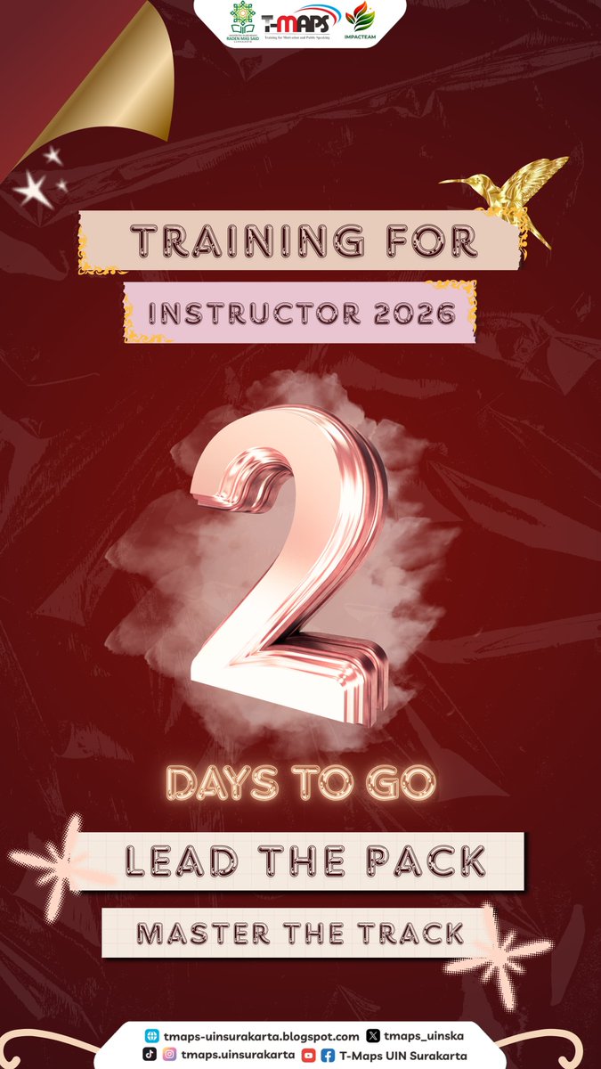 tmaps_uinska's tweet photo. 🔥 H-2 TRAINING FOR INSTRUCTOR 🔥
✨✨Lead the Pack, Master the Track ✨✨

 🟰🟰🟰🟰🟰🟰🟰🟰🟰🟰🟰🟰🟰🟰🟰

#TMAPS2026
#INSPIREYOURLIFE
#IMPACTTOGETHER 
#IMPACTEAM

Join with our media:
https://t.co/XvXi3dElaK... https://t.co/af0UXjekn9