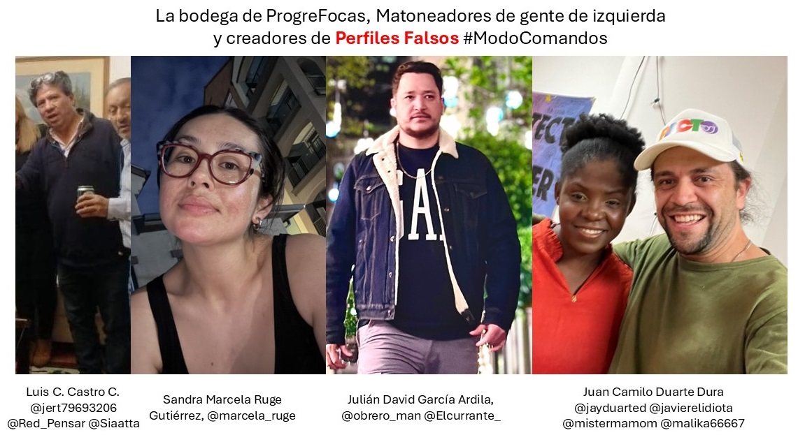 1De888's tweet photo. Cordial Saludo @SecRubio a continuación otra lista de "Bodegueros" que están en los EE. UU., no solo hablan mal de usted sino además del gobierno de @POTUS.

Muchos de ellos crean perfiles falsos y alternos para ejercer Bullying de manera continua y sistemática, exponiendo fotos de familiares, exponiendo direcciones de familiares, haciendo memes y montajes con IA, exponiendo audios creados con IA y demás comportamientos ilegales realizados desde suelo americano, utilizando su infraestructura tecnológica y su infraestructura de comunicaciones @ICEespanol @HSI_HQ @ICEgov    

Dos de ellos AL PARECER y PRESUNTAMENTE están mintiendo en sus solicitudes de asilo, ellos son Sandra Marcela Ruge Gutiérrez y Julián David García Ardila 

Sandra Marcela Ruge Gutiérrez @marcela_ruge quién llegó ilegalmente "por el hueco" y estando allá denuncio FALSAMENTE por intento de violación a otro colombiano y además tiene un hermano con antecedentes penales en Colombia que llego allá de la misma manera. Residente en Kansas City,

Julián David García Ardila quién tiene 2 cuentas @obrero_man @Elcurrante_, quién PRESUNTAMENTE dice que fue secuestrado por la guerrilla, pero en los spaces dice que la guerrilla les colocaba calzas a las personas en las zonas de conflicto. Residente en Los Ángeles. 

Juan Camilo Duarte Duran quien tiene 1 cuenta oficial @jayduarted y 3 cuentas de matoneo @javierelidiota @mistermamom @malika66667 y quién AL PARECER llegó de ilegal por la florida. Residente en Brooklyn, NY.

Luis Carlos Castro Cortes quien tiene una cuenta oficial @Siaatta y 2 cuentas para matoneo @jert79693206 @Red_Pensar. Residente en West Palm Beach,

Le pido el favor a las personas que tengan informacion de estos bodegueros matoneadores, me la hagan llegar al DM, ya que estamos redactando un documento que haremos llegar a las autoridades americanas, con evidencias fotográficas, trinos y audios. 

@Sir_Jaba85 @labrujavolando @vahiaa @Alexand0816 @Ex_comvicta @Vaia84 @EternityInfi @M_AaronZ @_labrujamalvada @MonisAtenea @_YulianMoreno_ @activista79 @aljandro_enriq2 @PrincipeGrisNM @delminutodedios @diegoramsolor @ByViral24 @JorgeECastilloL