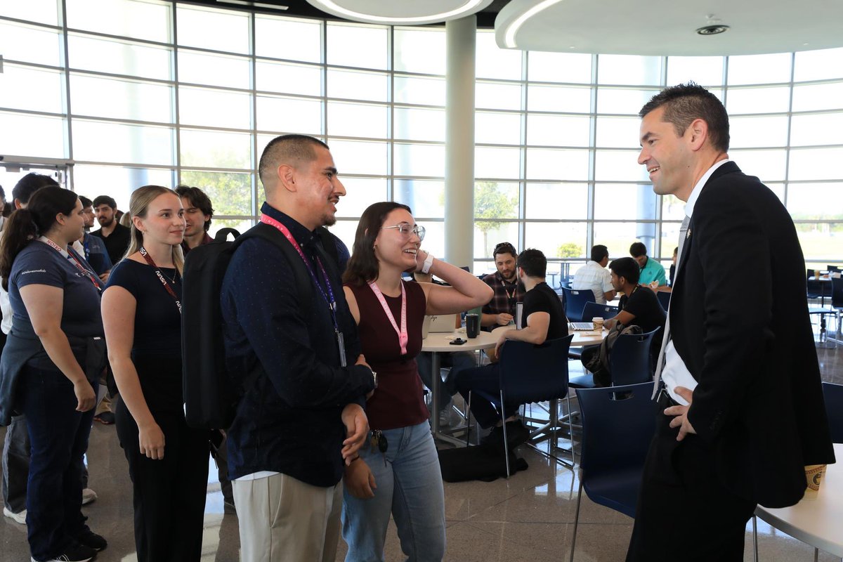NASAAdmin's tweet photo. Spent the day yesterday at @NASAKennedy meeting directly with the workforce during two town halls.

The engineers, technicians, operators, and support teams at KSC are helping strengthen America’s leadership in space.

Thank you to everyone who shared questions and feedback. The future of NASA will be built by the people doing the work every day, and it was great to hear directly from the team at KSC.